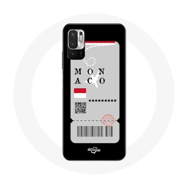 Coque för Xiaomi Redmi Note 10T 5G Flygbiljett Monaco