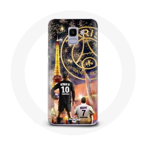 Samsung Galaxy A6 2018 PSG Neymar ja Mbappé kuori Hyvää joulua