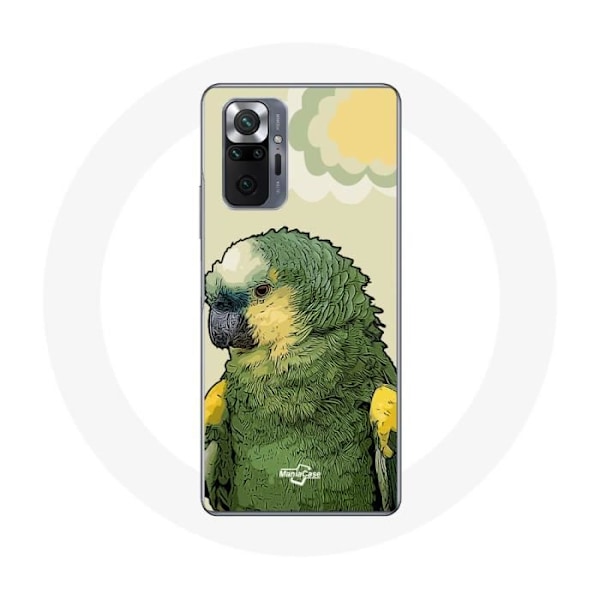 Coque för Xiaomi Redmi Note 10 Pro Amazone Papegojor Grön