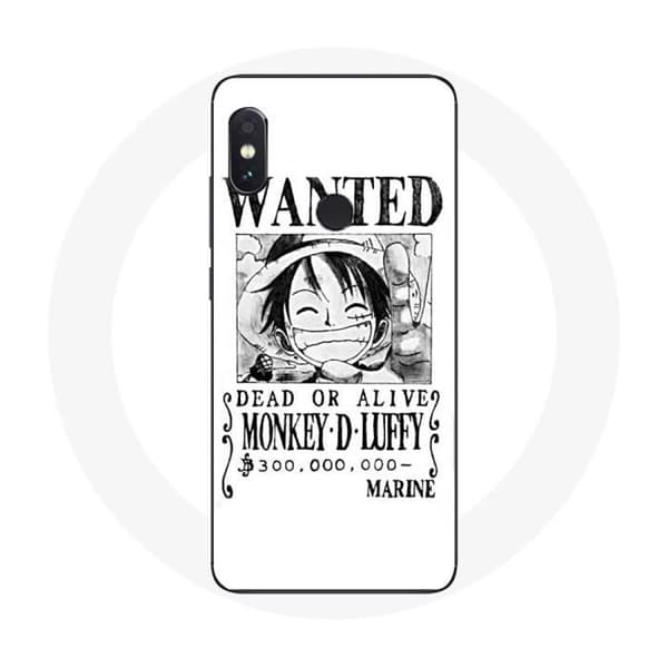 Coque för Xiaomi Redmi Note 5 Pro One Piece Manga sökdisplay Vit