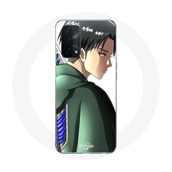 Skydd för Oppo A74 5G L'Attaque des Titans Levi Ackerman Anime Affisch