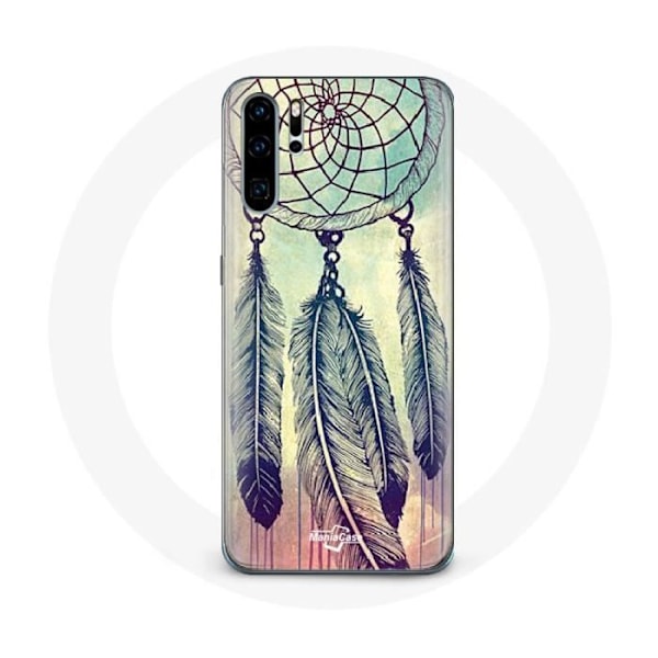 Skydd för Huawei P30 Pro Färgglad drömfångare brun