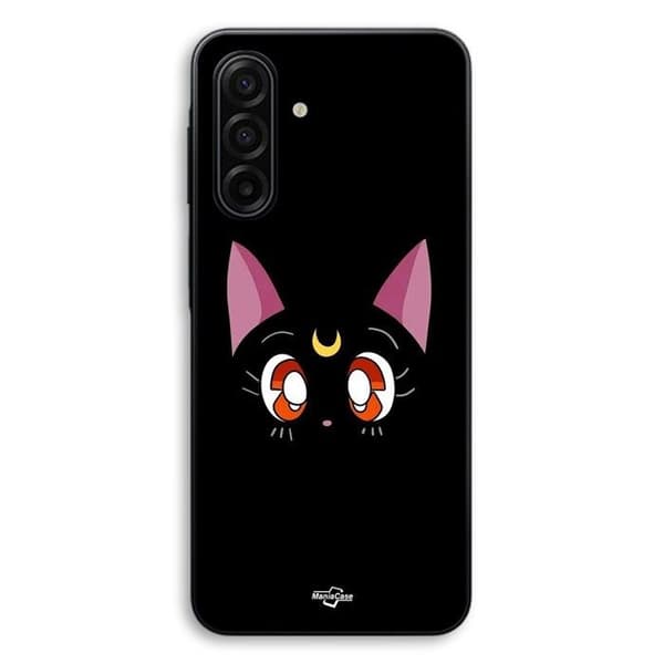 Cover til Samsung Galaxy A56 Sort kat Luna Sailor Moon Maniacase Svart