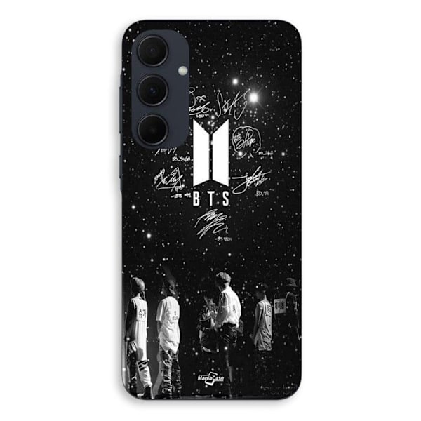 Coque - Maniacase - Samsung Galaxy A35 - Bts Signature Nuit Étoilé - Souple - Noir