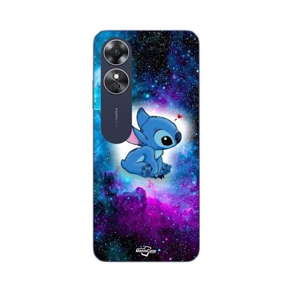 Coque Oppo A17 Stitch ohana färgglad Maniacase