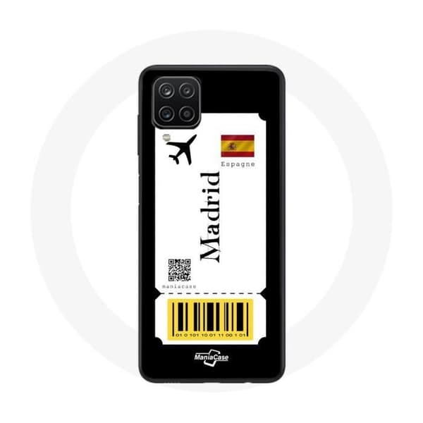 Coque Samsung Galaxy A12 Flygbiljet Madrid