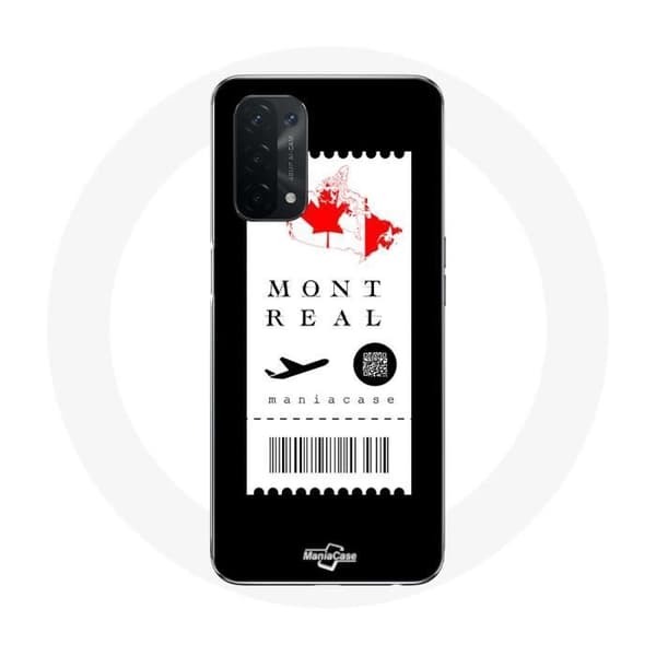 Cover til Oppo A74 5G Flybillet Montreal Canada