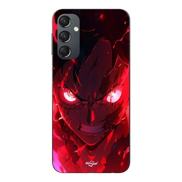 Coque - Maniacase - Samsung Galaxy A24 - One Piece Luffy Gear Art - Silikon - Mjuk