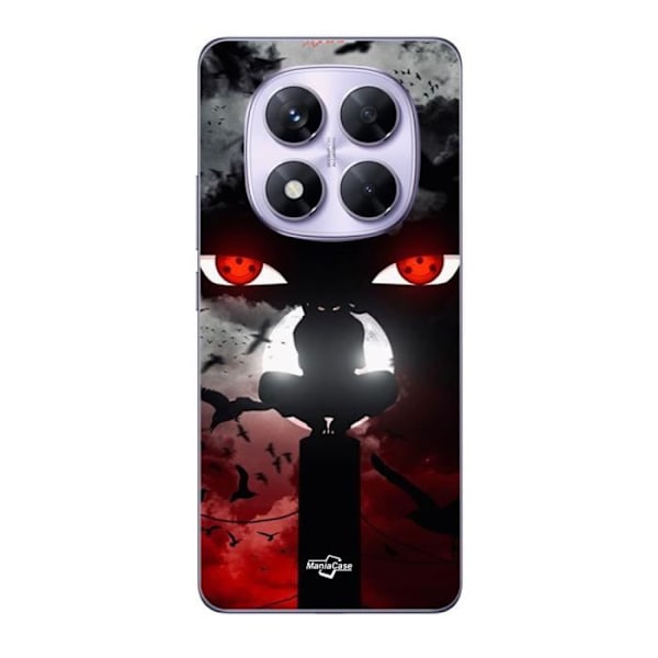 Coque - Xiaomi - Redmi Note 14 Pro 5G - Itachi Uchiwa - Mjuk - Svart