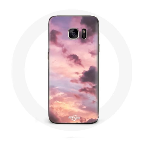 Coque för Samsung Galaxy S6 edge Solnedgång rosa