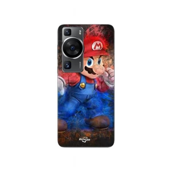Coque - MANIACASE - Huawei P60 - Super Mario Bros - Blød - Sort