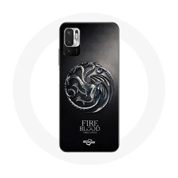 Coque - Xiaomi - Redmi Note 10T 5G - Game Of Thrones Targaryen - Mjuk - Skydd