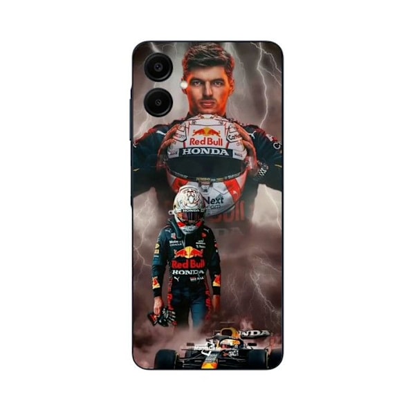 Coque för Samsung Galaxy A06 Verstappen blixt Formel 1 Hjälm F1 Maniacase Svart