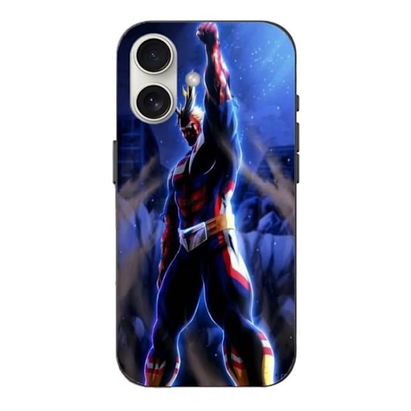 Coque iPhone 16 Plus All Might, One for All, anime My Hero Academia