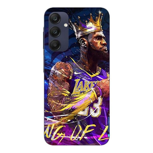 Coque - Maniacase - Samsung Galaxy A25 - LeBron James Los Angeles Lakers - Silikon - Mjukt