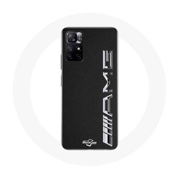 Coque - Xiaomi - Redmi Note 11s 5G - Kolfiber Struktur - Mjuk - Vit