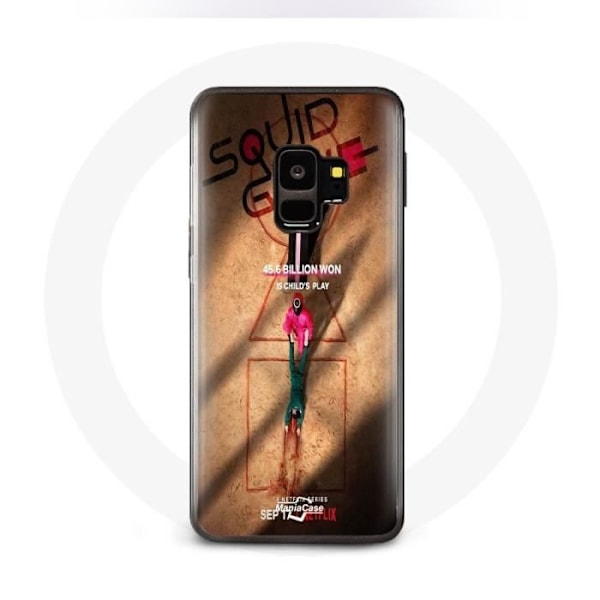 Coque för Samsung S9 plus Squid Game Serie affisch soldat