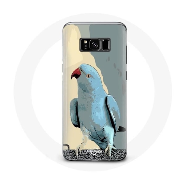 Coque - Samsung - Galaxy S8 - Blød - Papegøjer - Blå Blå