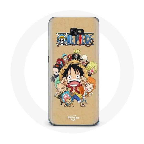 Cover til Samsung Galaxy A3 2017 One Piece Manga Straw Hat Crew