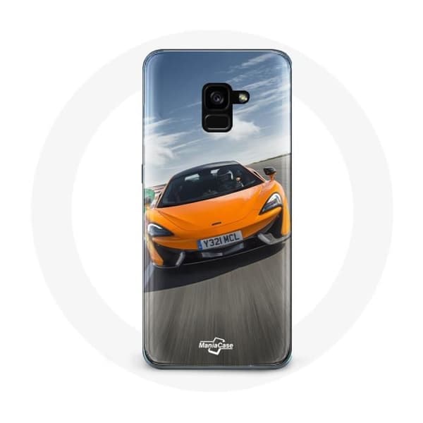 Coque för Samsung Galaxy A8 Plus Formule 1 McLaren Orange