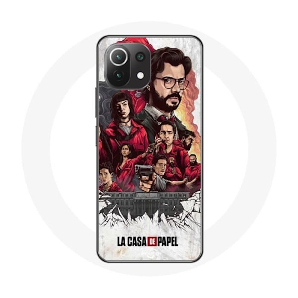 Coque för Xiaomi Mi 11 Lite La Casa De Papel affischkonst
