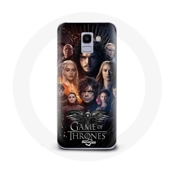 Coque för Samsung Galaxy J6 2018 Game of Thrones Säsong 8 Järntronen Affisch av Besättningen