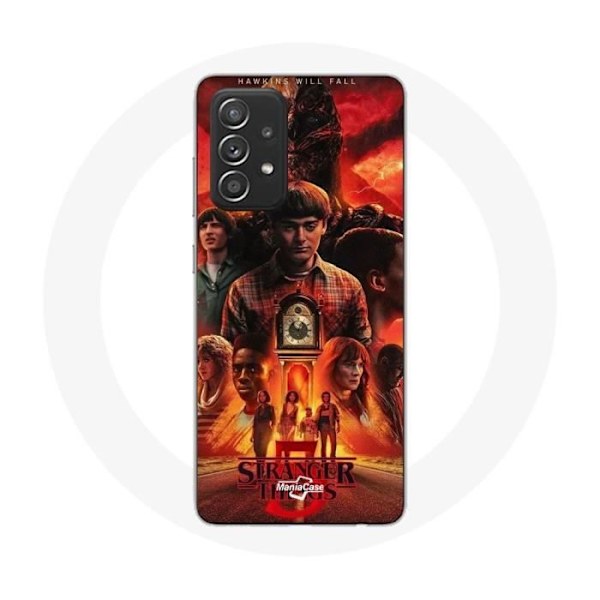 Coque för Samsung Galaxy A52 Stranger Things Affiche Säsong 5 - Maniacase