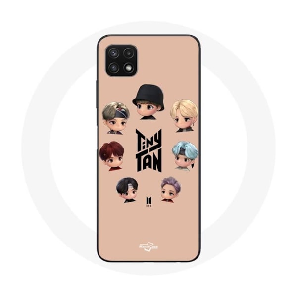 Coque för Samsung Galaxy A22 5G BTS TinyTAN Animation Affisch RM Jin Suga J-Hope Jimin V Och Jungkoo