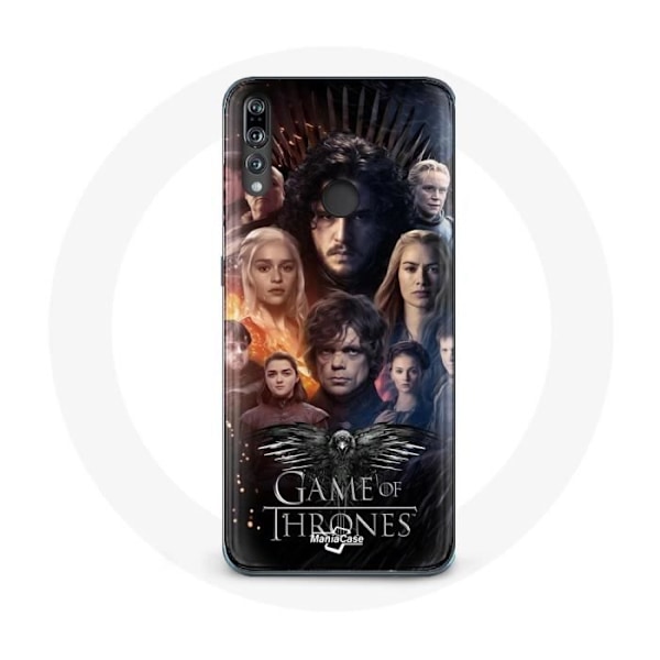 Coque för Huawei P30 Lite Game of Thrones Säsong 8 Järntronen Affisch av Besättningen Logotyp Grip