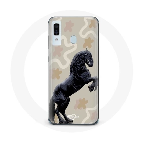 Skal för Samsung Galaxy A40 Frison Svart Hästras