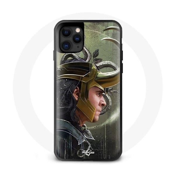 Coque - Maniacase - Iphone 12 Pro Max - Flexibel - Svart - Loki Thor Ragnarok Svart