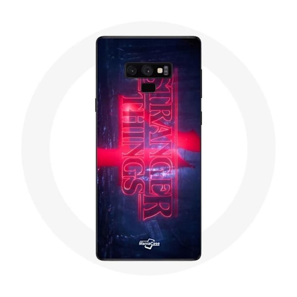 Coque för Samsung Galaxy Note 9 Stranger Things Logotyp Transparent Säsong 4 Trailer 2022