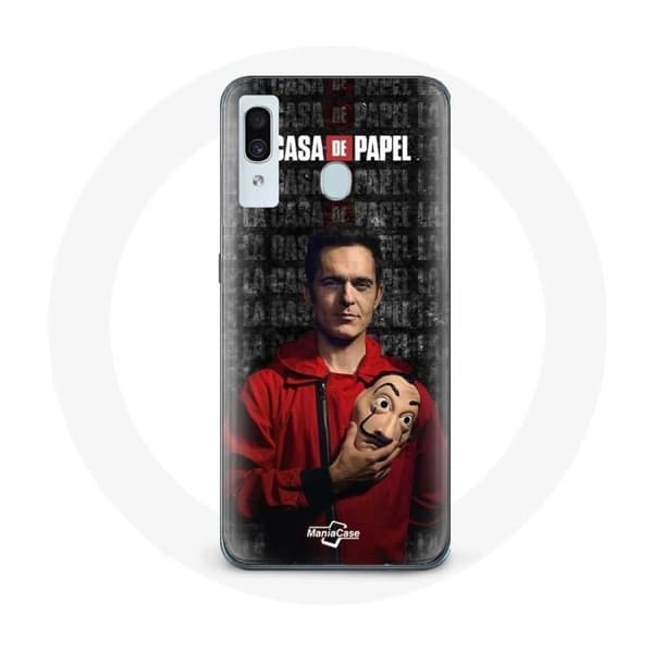 Coque pour Samsung Galaxy A20e La Casa De Papel Berlin Masque
