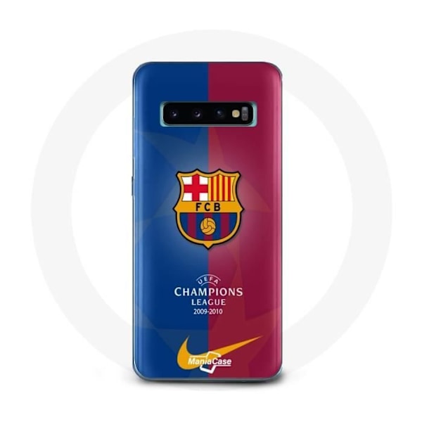 Coque för Samsung Galaxy S10 Plus FC Barcelone Logotyp Fotbollslag