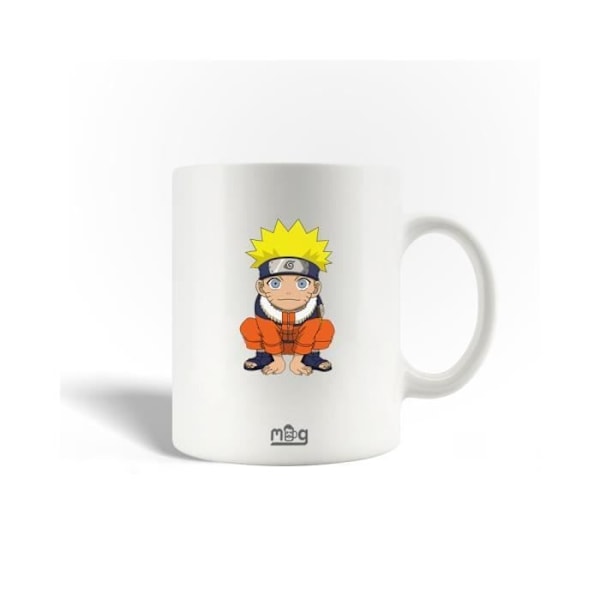 Mugg - Naruto - Keramik - 30cl - Diskmaskinssäker - Vit