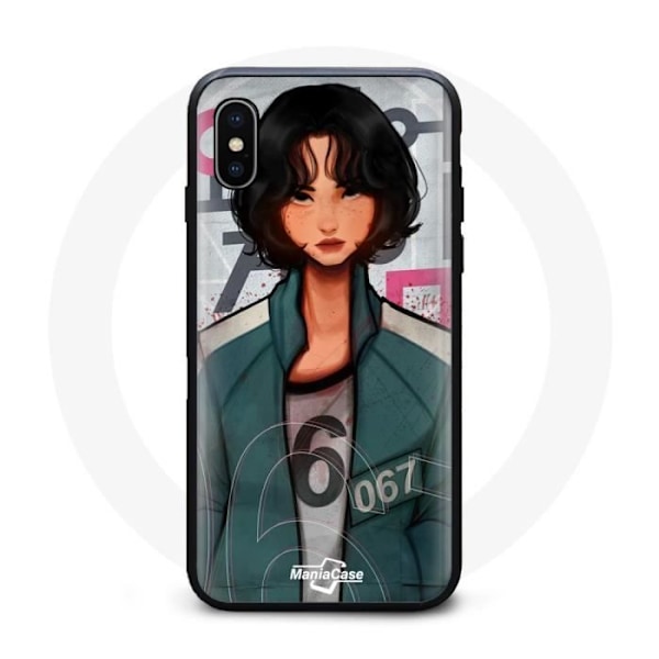 Coque - Squid Game - iPhone XS Max - Mjuk - Svart - Unisex