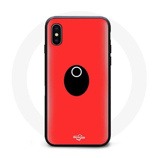 Coque - Squid Game - Iphone XS Max - Souple - Rouge - Mixte