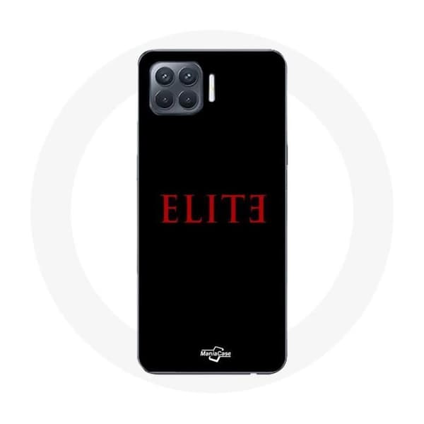 Coque - Oppo - A93 Elite - Blød - Rød Logo - Sort Beskyttelse röd svart