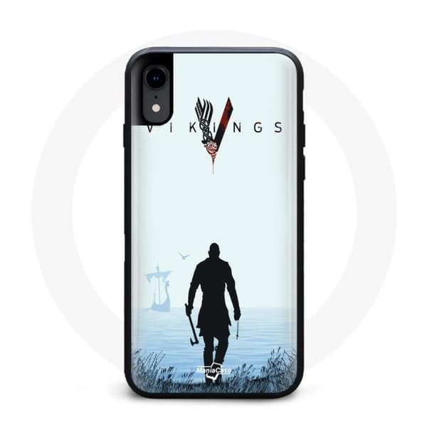 Coque - Viikingit - Iphone XS - Jäykkä - Musta - Suojaus