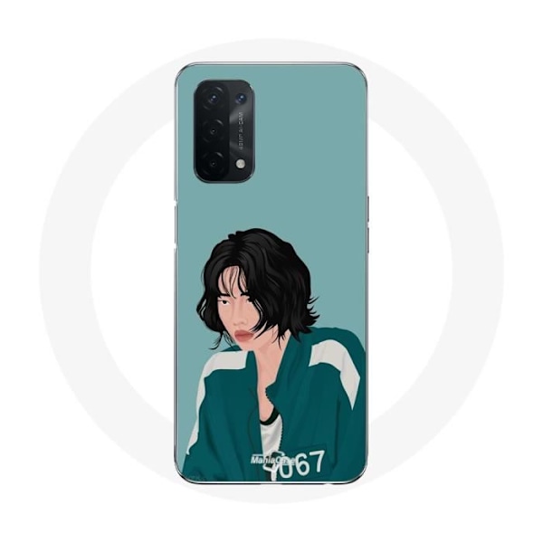 Coque för Oppo A74 5G Squid Game Kang Sae Byeok Ansikte