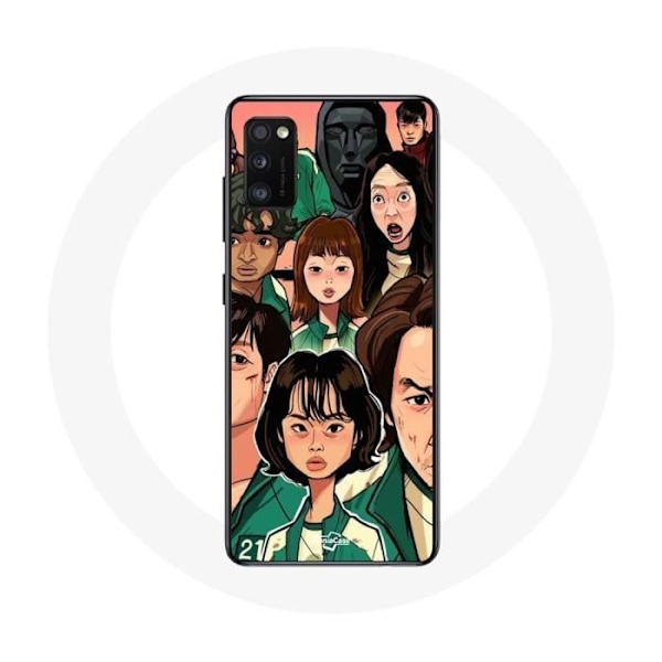Coque för Samsung Galaxy S20 Plus Squid Game Affisch Karaktärer Fanart