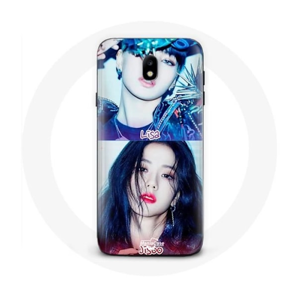 Coque för Samsung Galaxy J5 2017 Blackpink K-pop grupp Flickor Lisa och Jisoo Lovesick girls poster albumet