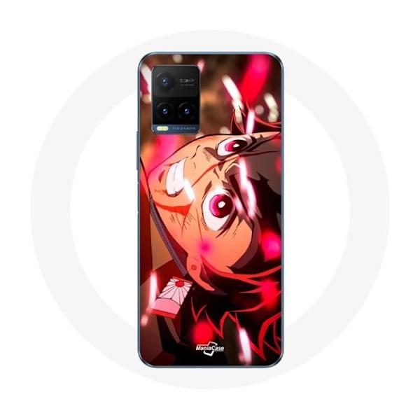 Coque för Vivo Y21s 2021 / Y21 2021 Tanjiro Demon Slayer Kimetsu no Yaiba i ilska