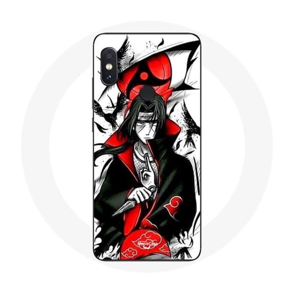 Coque för Xiaomi Redmi Note 5 Pro Itachi Uchiwa Naruto Anime Teaser