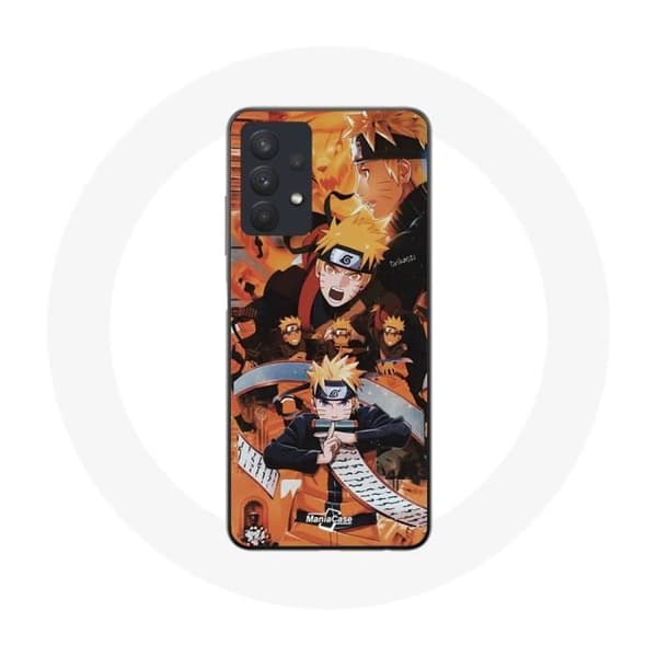 Coque - Naruto - Samsung Galaxy A32 5G - Flexibel - Anime - Vit