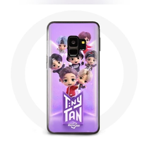 Coque för Samsung Galaxy S9 Plus BTS TinyTAN Animation Affisch RM Jin Suga J-Hope Jimin Jungkook Och V