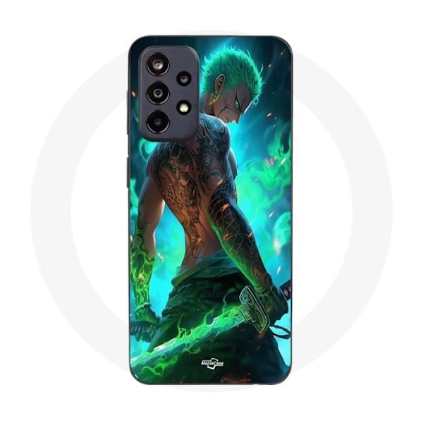 Coque Maniacase för Samsung Galaxy A53 5g One piece Zoro 3D Manga anime Fanart