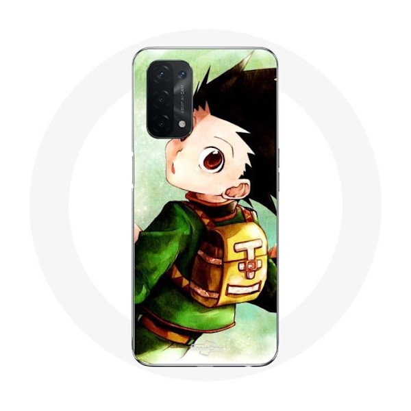 Coque Maniacase för Oppo A74 5G Hunter x Hunter Gon Freecss Teaser Anime svart