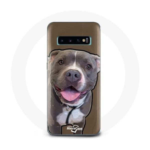 Coque för Samsung Galaxy S10 Plus Grey Pitbull