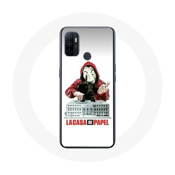Coque - La casa de papel - Oppo A53 - Sval - Skydd smartphone - Vit Vit